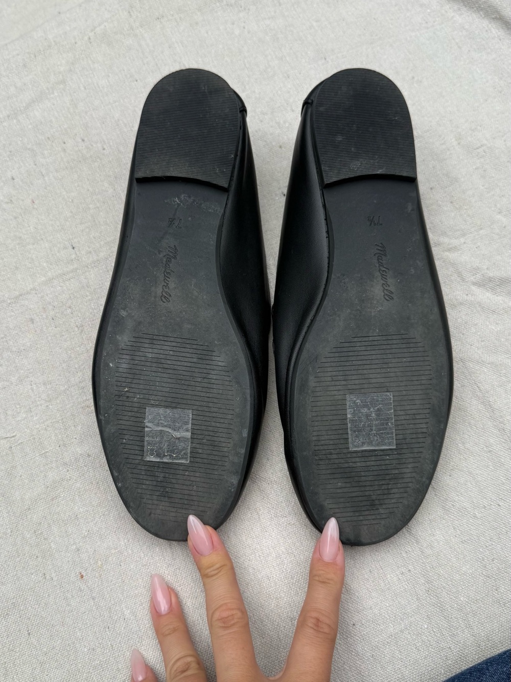 Madewell Black Leather Slip-On Mules - Picture 5 of 7